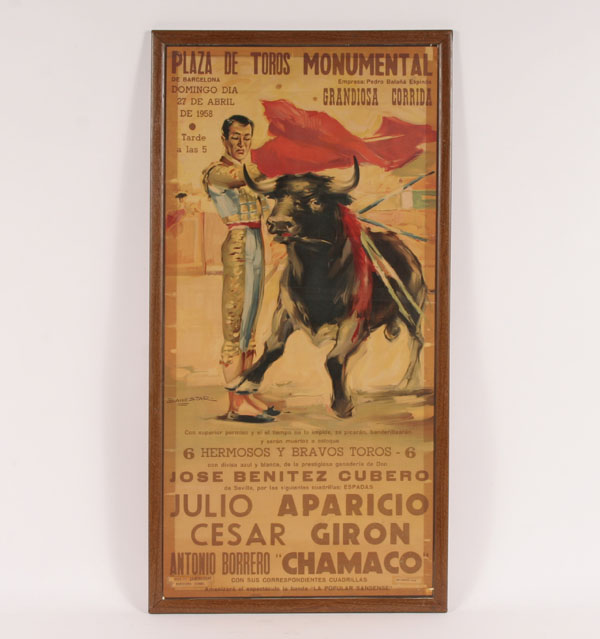 Four Spanish posters depicting