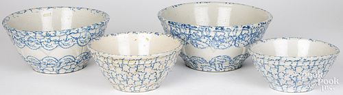 FOUR SPONGEWARE MIXING BOWLSFour