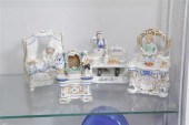 FOUR STAFFORDSHIRE FAIRING BOX