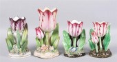 FOUR STAFFORDSHIRE POTTERY AND