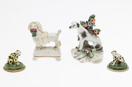 FOUR STAFFORDSHIRE STYLE