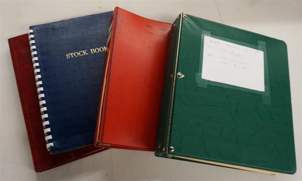 FOUR STAMP ALBUMS, MOSTLY USFour