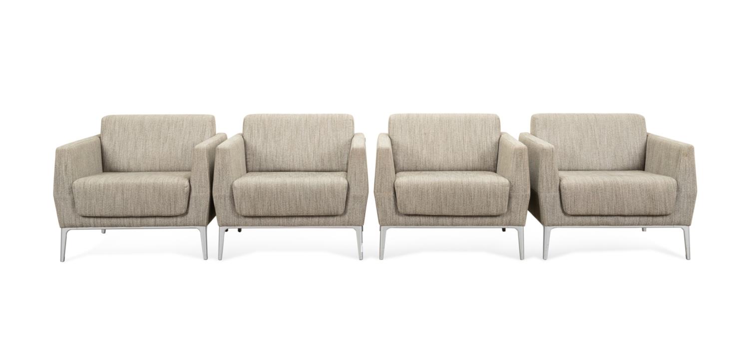 FOUR STEELCASE LOW-SLUNG