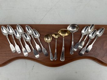 Four sterling ladles/spoon 5 oz. 11