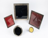 FOUR STERLING RIMMED PICTURE F
