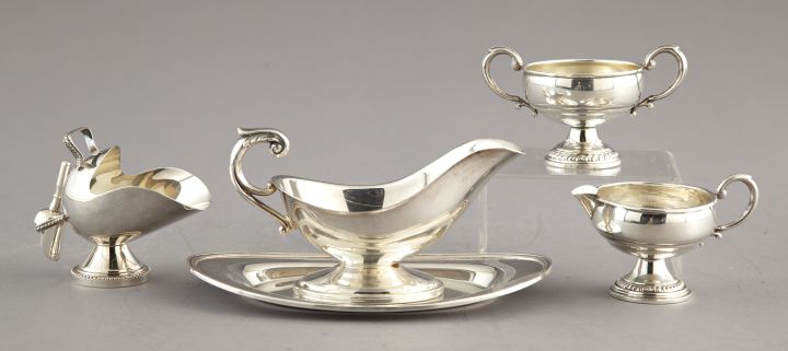Four Sterling Silver and