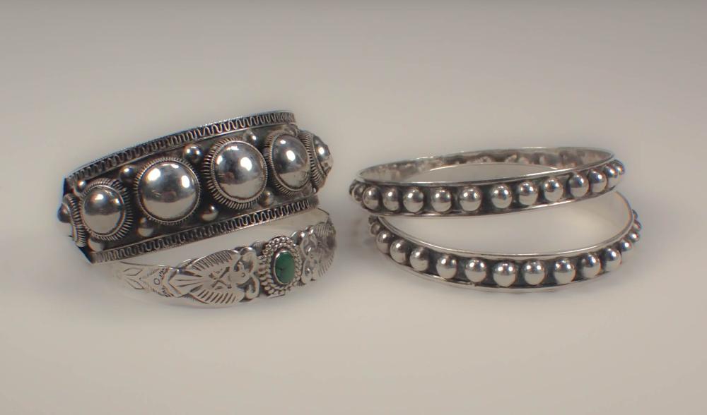 FOUR STERLING SILVER