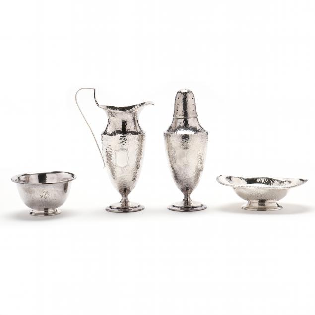 FOUR STERLING SILVER BREAKFAST