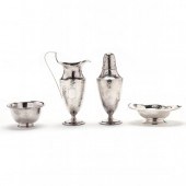 FOUR STERLING SILVER BREAKFAST