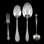 FOUR STERLING SILVER FLATWARE
