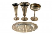 FOUR STERLING SILVER GOLF TROP