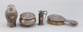 FOUR STERLING SILVER ITEMS APP
