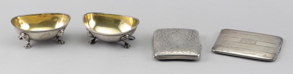FOUR STERLING SILVER ITEMS