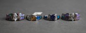 FOUR STERLING SILVER RINGSFour