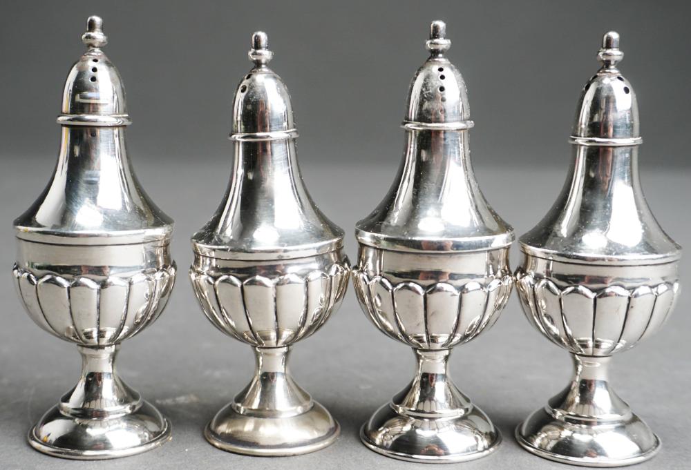 FOUR STERLING SILVER SALT