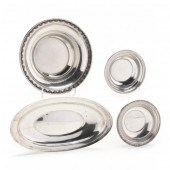 FOUR STERLING SILVER SERVING D
