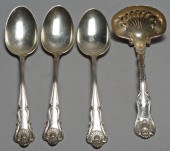 FOUR STERLING SILVER SERVING P