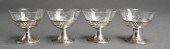 FOUR STERLING SILVER SHERBET H