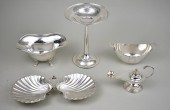 FOUR STERLING SILVER TABLE ITE