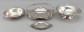 FOUR STERLING SILVER TABLEWARE
