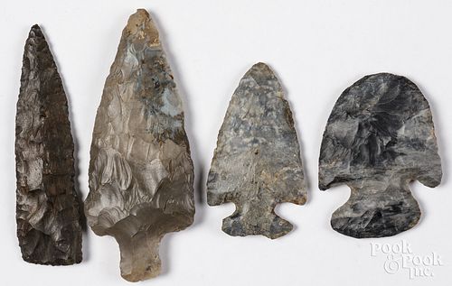 FOUR STONE INDIAN POINTSFour