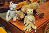FOUR STUFFED BEARS. Probably G