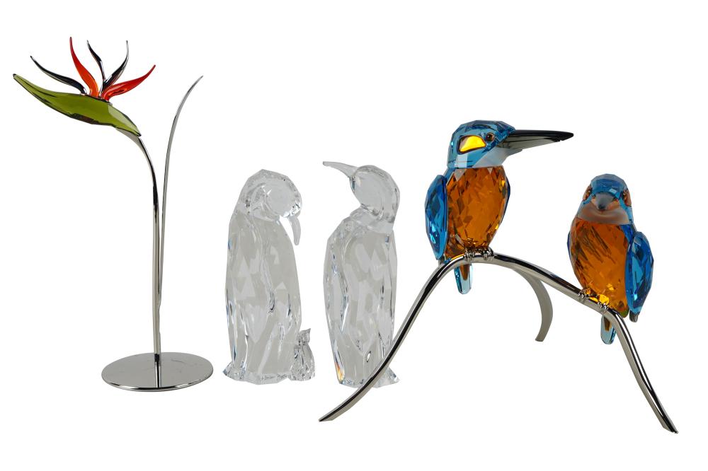 FOUR SWAROVSKI FIGURESwith boxes