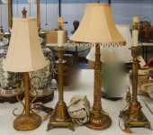 FOUR TABLE LAMPSFour Table Lam