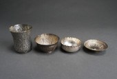 FOUR TESTED LOW-PURITY SILVER