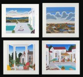FOUR THOMAS MCKNIGHT SERIGRAPH