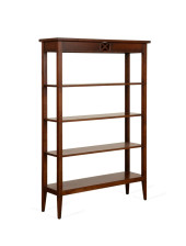 FOUR-TIER MAHOGANY STAINED HAR