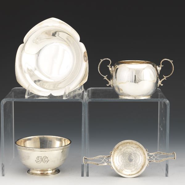 FOUR TIFFANY & CO. STERLING TABLE