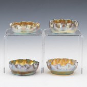 FOUR TIFFANY STUDIOS FAVRILE G