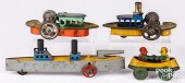 FOUR TIN BOAT PENNY TOYSFour t