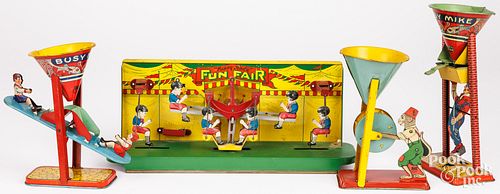 FOUR TIN LITHOGRAPH TOYSWolverine