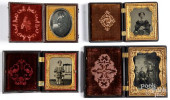 FOUR TINTYPES AND DAGUERREOTYP