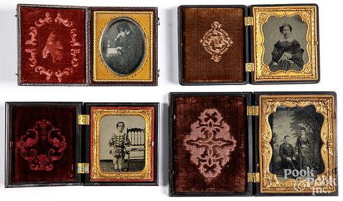FOUR TINTYPES AND