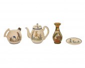 FOUR TLAQUEPAQUE CAMPESINO POT