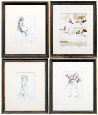 Four Tony Griffin drawings (North