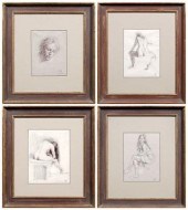 Four Tony Griffin drawings (No