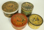 FOUR TONY SARG ROUND PAPER DEC