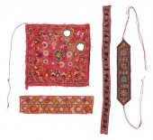 FOUR TRADITIONAL TEXTILE TRAPP