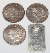 FOUR TROY OUNCES .999 SILVER B