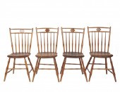 FOUR TUTTLE STYLE WINDSOR CHAI