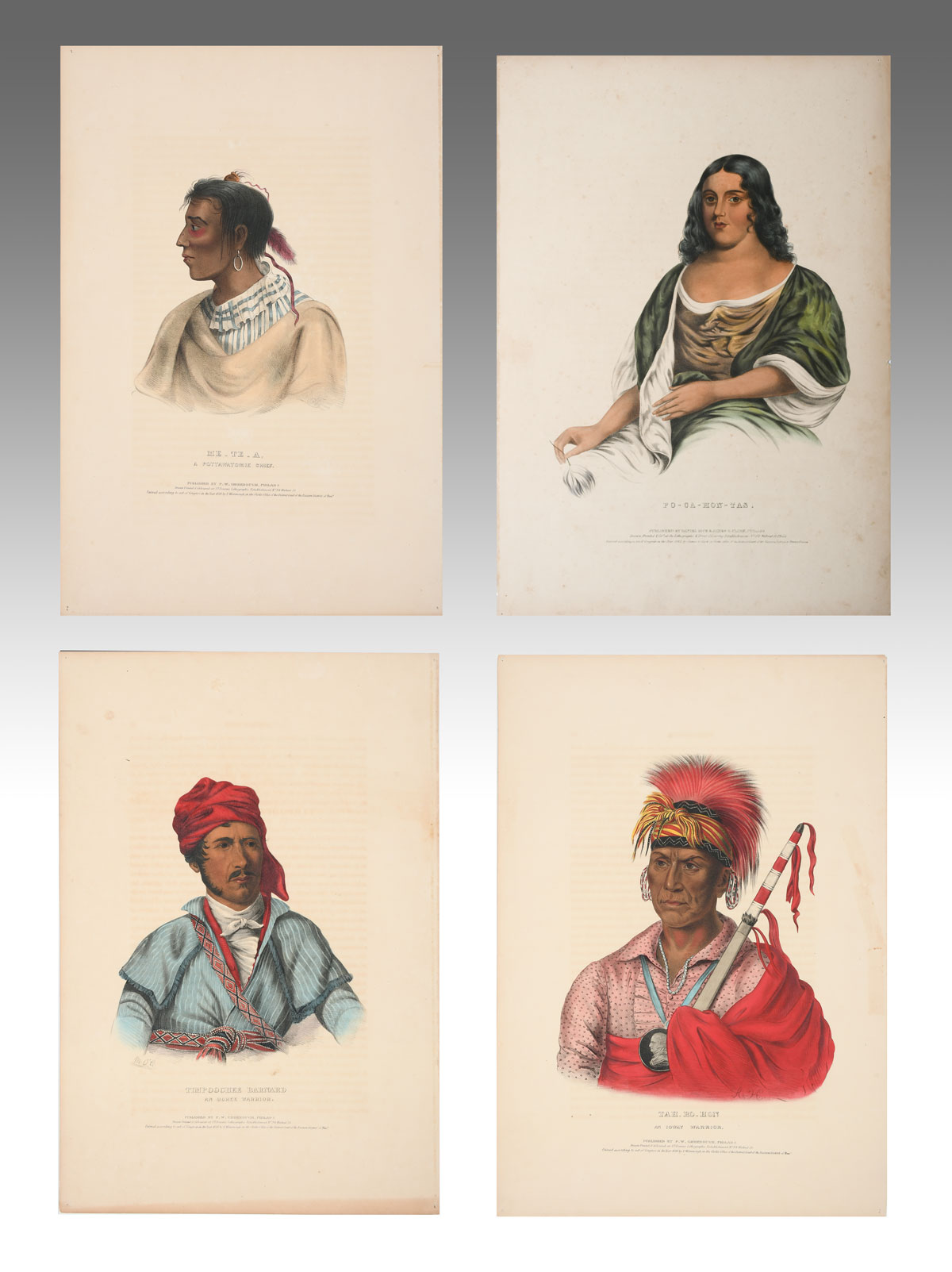 FOUR UNFRAMED MCKENNEY & HALL