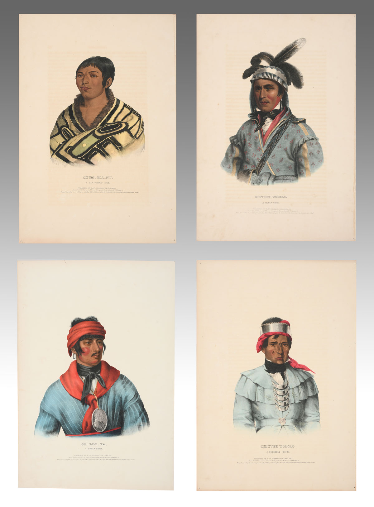 FOUR UNFRAMED MCKENNEY & HALL