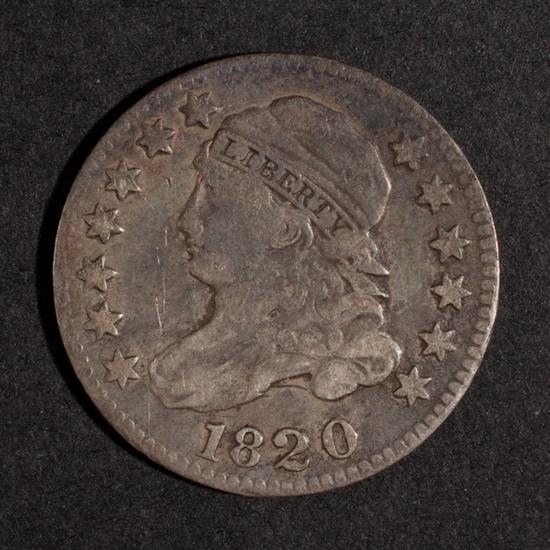 Four United States capped bust type