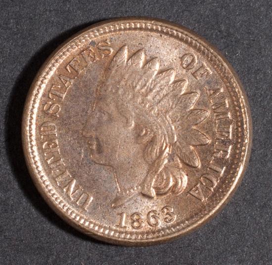 Four United States Indian head type