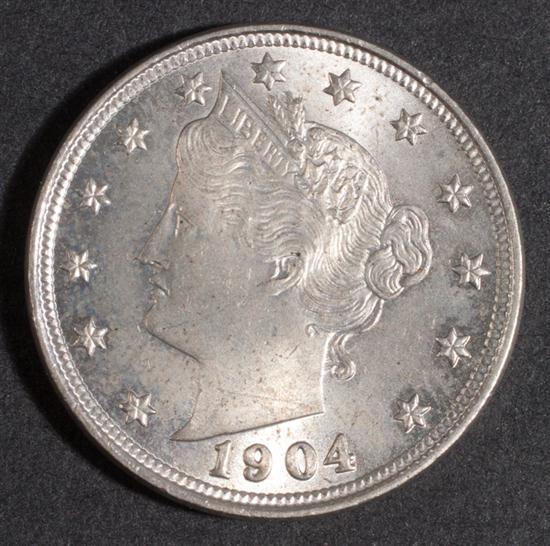 Four United States Liberty head