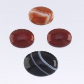 FOUR UNMOUNTED 38.85 CARAT OVA